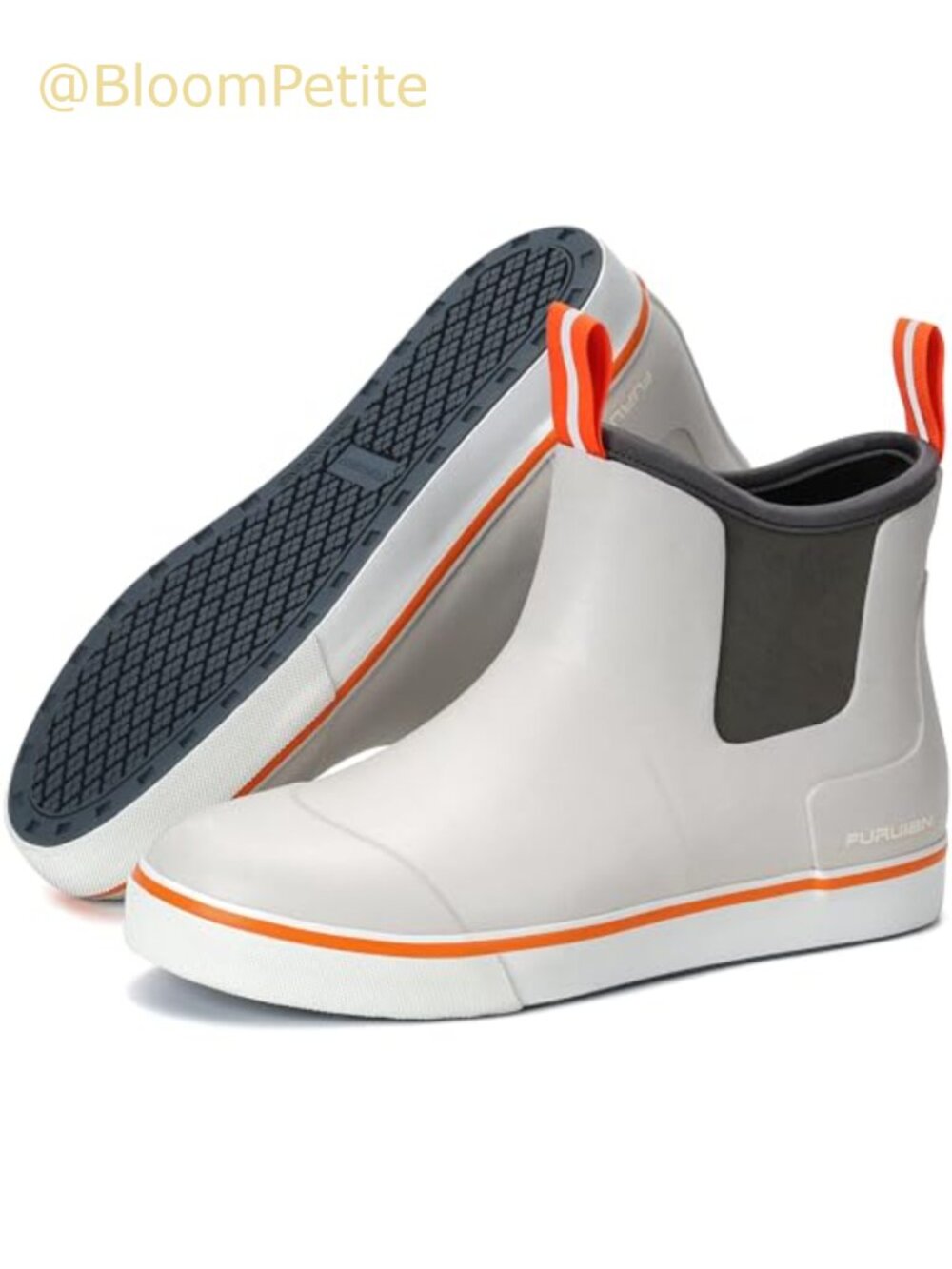 Waterproof Rubber Neoprene Deck Boots Ankle Rain Boots Fishing
